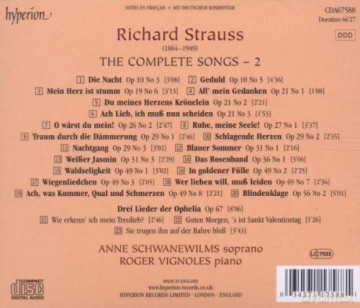 Schwanewilmsvignoles: Straussthe Complete Songs 2 [CD]