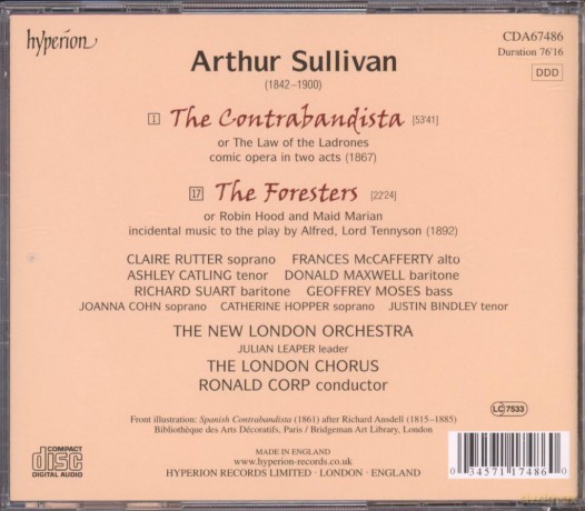 Soloistsnew London Orccorp: Sullivanthe Contrabandista [CD]