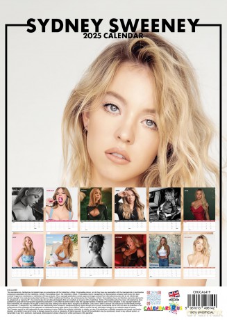 Sydney Sweeney: Sydney Sweeney 2025 Calendar [KALENDARZ]