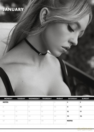 Sydney Sweeney: Sydney Sweeney 2025 Calendar [KALENDARZ]
