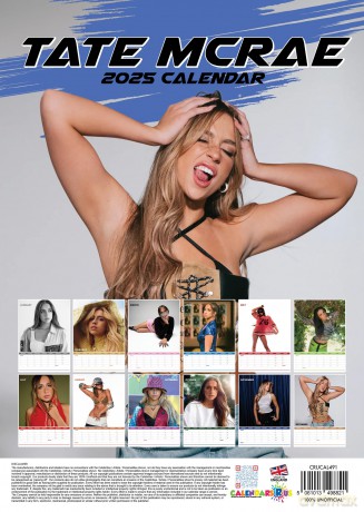 Tate Mcrae: Tate Mcrae 2025 Calendar [KALENDARZ]