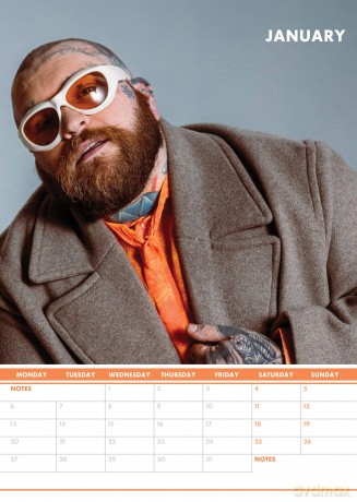 Teddy Swims: Teddy Swims 2025 Calendar [KALENDARZ]