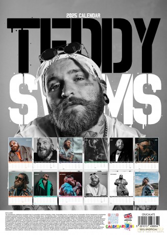 Teddy Swims: Teddy Swims 2025 Calendar [KALENDARZ]
