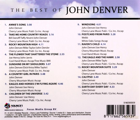 John Denver: The Best Of [CD]