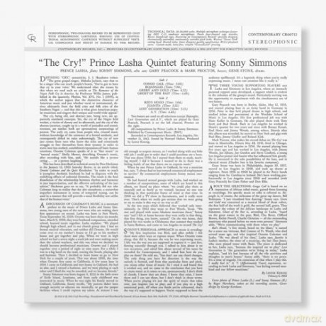 Prince Lasha Quintet: The Cry! [Winyl]
