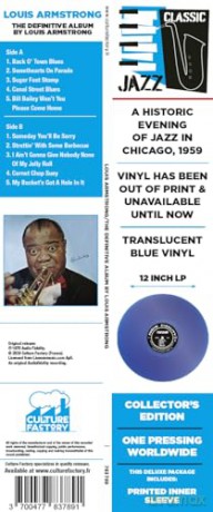 Louis Armstrong: The Definitive Album By Louis Armstrong (Limited Blue) [Winyl]