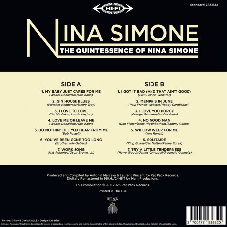 Nina Simone: The Quintessence Of [Winyl]