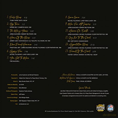 Jorma Kaukonen: Too Many Years... [CD]