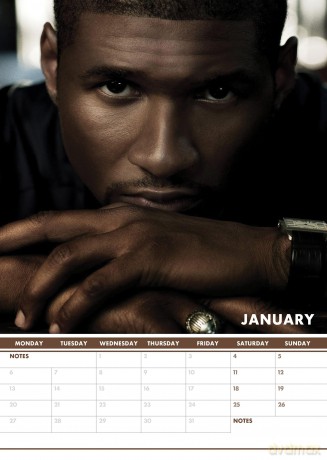 Usher: Usher 2025 Calendar [KALENDARZ]