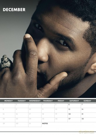 Usher: Usher 2025 Calendar [KALENDARZ]
