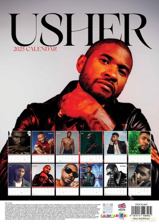Usher: Usher 2025 Calendar [KALENDARZ]