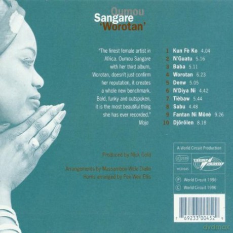 Oumou Sangare: Worotan [CD]
