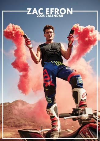 Zac Efron: Zac Efron 2025 Calendar [KALENDARZ]