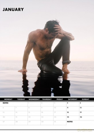 Zac Efron: Zac Efron 2025 Calendar [KALENDARZ]