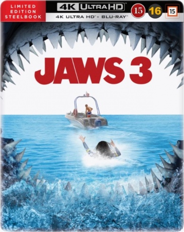 Jaws 3 (Szczęki 3) (steelbook) [Blu-Ray 4K]+[Blu-Ray]