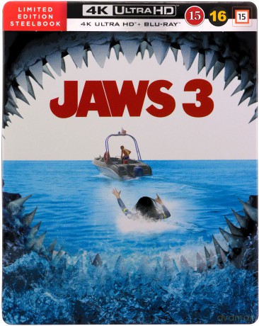 Jaws 3 (Szczęki 3) (steelbook) [Blu-Ray 4K]+[Blu-Ray]