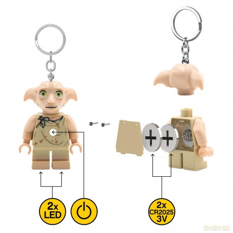 LEGO Harry Potter Zgredek Brelok Latarka Lgl-Ke202h