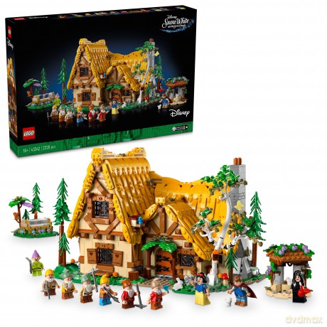 LEGO Disney Chatka Królewny Śnieżki i siedmiu krasnoludków (43242) [KLOCKI]