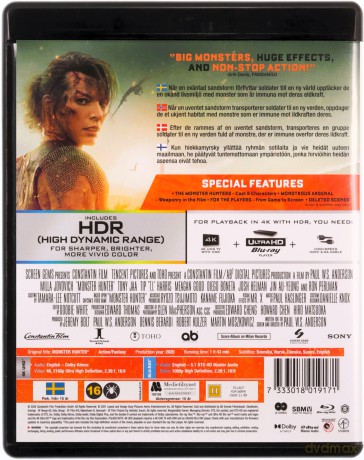 Łowca potworów [Blu-Ray 4K]+[Blu-Ray]