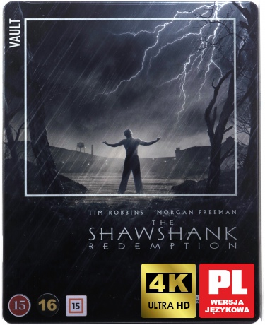 Skazani na Shawshank (The Film Vault) (steelbook) [Blu-Ray 4K]+[Blu-Ray]