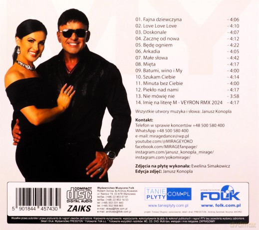 Mirage & Yoko: Fajna dziewczyna [CD]