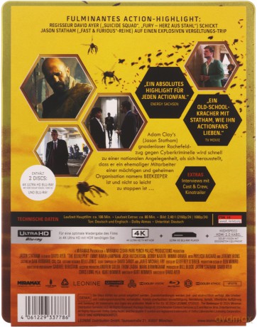 The Beekeeper (Pszczelarz) (steelbook) [Blu-Ray 4K]+[Blu-Ray]