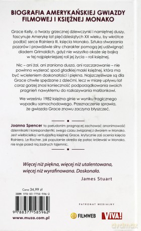 Grace. Księżna Monako - Spencer Joanna [KSIĄŻKA]