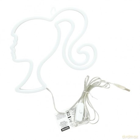 Barbie Wall Mountable LED Neon Light (high: 22 cm)