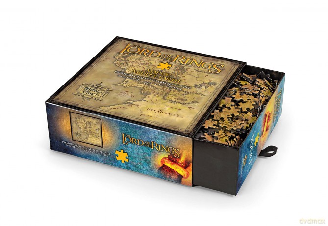Puzzle Noble Collection Władca Pierścieni 1000 elementów Mapa Śródziemia - Władca Pierścieni NN9472