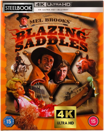 Blazing Saddles (Płonące siodła) (steelbook) [Blu-Ray 4K]+[2xBlu-Ray]