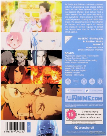 Re:Zero Season 2 Part 2 (steelbook) [2xBlu-Ray]+[CD]