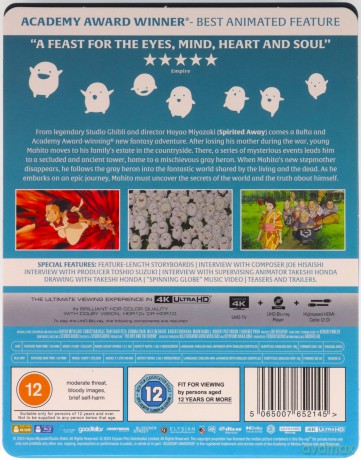 The Boy And The Heron (Chłopiec i czapla) (steelbook) [Blu-Ray 4K]+[Blu-Ray]