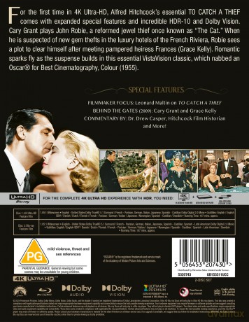 To Catch A Thief (Złodziej w hotelu) [Blu-Ray 4K]+[Blu-Ray]