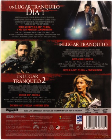 Ciche Miejsce 1-3 [3xBlu-Ray 4K]+[3xBlu-Ray]