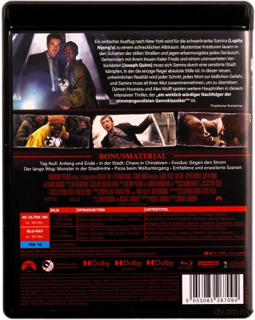 Ciche miejsce: Dzień pierwszy [Blu-Ray 4K]+[Blu-Ray]