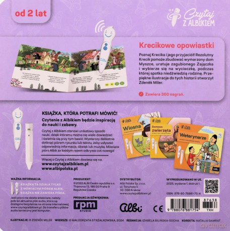 Czytaj z Albikiem. Krecikowe opowiastki [KSIĄŻKA]