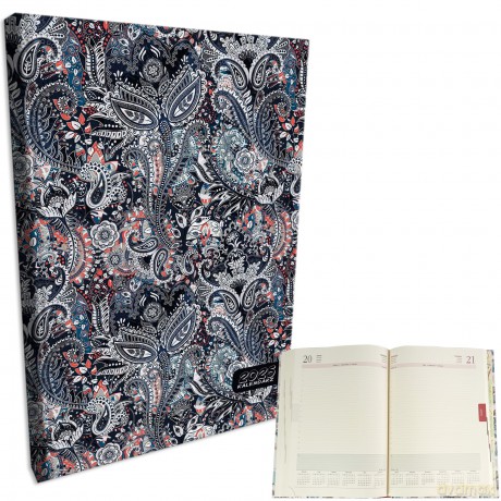 Kalendarz 2025 A4 dzienny Paisley [KALENDARZ]