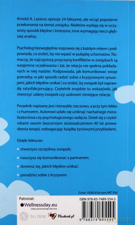 Jak przeżyć w związku unikając pułapek - Lazarus Arnold [KSIĄŻKA]