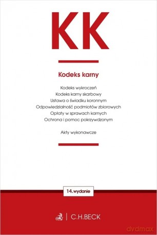 KK. Kodeks karny oraz ustawy towarzyszące wyd. 14 [KSIĄŻKA]