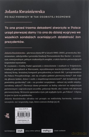 Pierwsza dama. Jolanta Kwaśniewska w rozmowie z Emilią Padoł - Jolanta Kwaśniewska, Emilia Padoł [KSIĄŻKA]