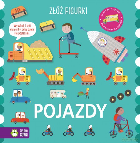 Pojazdy. Złóż figurki [KSIĄŻKA]