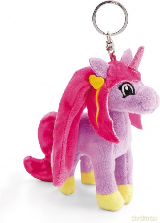 NICI Lissy PONY Wieszak/brelok na klucze jednorożec Mandy 10 cm