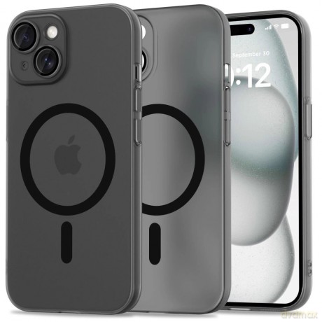 Etui Tech-Protect MagSlim MagSafe na iPhone 15 - czarne