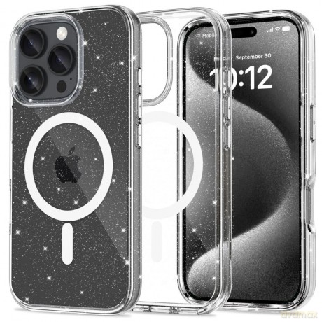 Etui Tech-Protect FlexAir Hybrid MagSafe na iPhone 16 Pro - przezroczyste