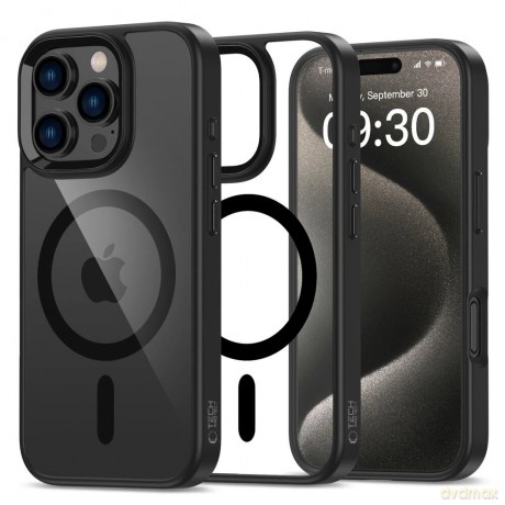 Etui Tech-Protect MagMat MagSafe na iPhone 16 Pro Max - przezroczyste