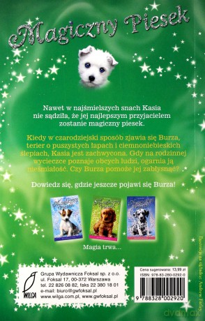 Leśny czar. Magiczny piesek - Bentley Sue [KSIĄŻKA]