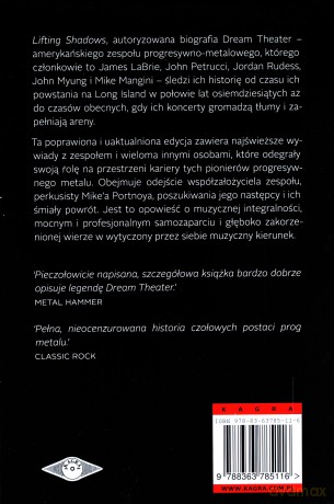 LIFTING SHADOWS. Autoryzowana biografia zespołu DREAM THEATER - Wilson Rich [KSIĄŻKA]