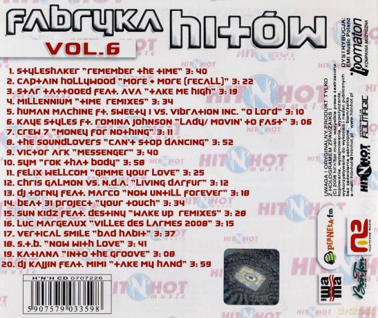 Fabryka Hitów vol. 6 [CD]