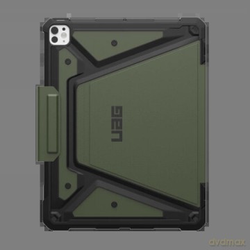 Etui UAG Metropolis SE z podstawką i uchwytem do Apple Pencil do iPad Pro 13" 2024 - zielone