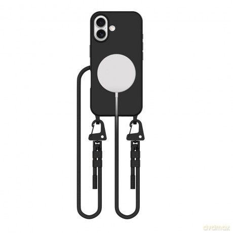 Etui Tech-Protect MagNecklace MagSafe na iPhone 16 - czarne